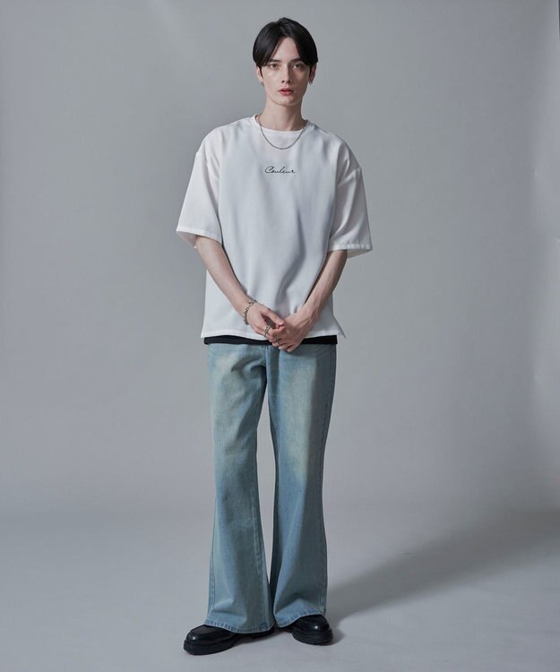 WEGO 【速乾/しわになりにくい/MLサイズ展開】ドライポリアンサンブルプルオーバー（SS） ホワイト