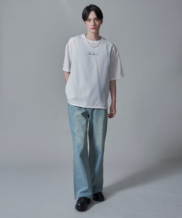 WEGO 【速乾/しわになりにくい/MLサイズ展開】ドライポリアンサンブルプルオーバー（SS） ホワイト