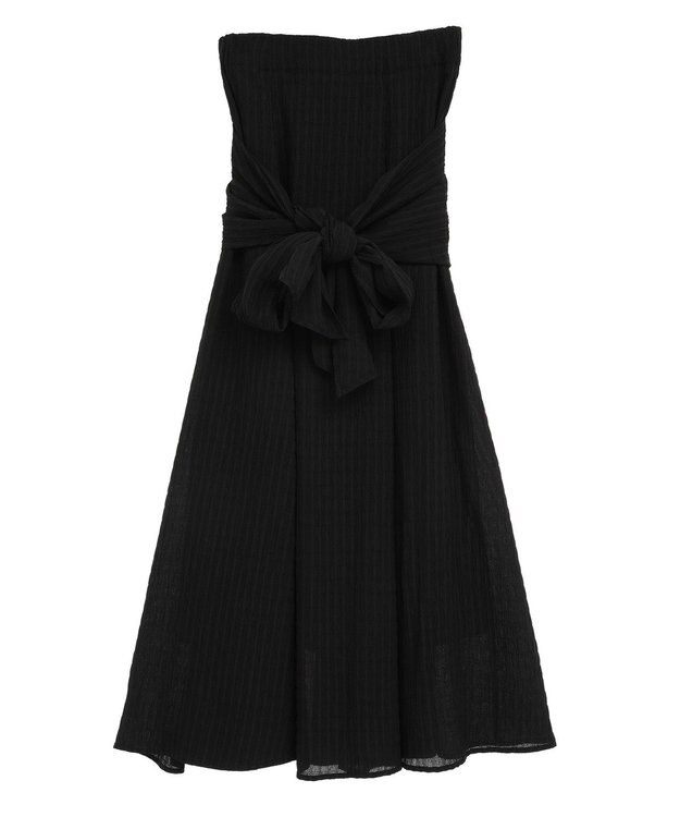 CRAFT STANDARD BOUTIQUE ツイストベルトフレアスカート Black