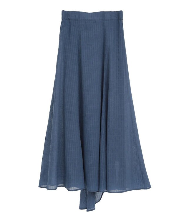 CRAFT STANDARD BOUTIQUE ツイストベルトフレアスカート Blue