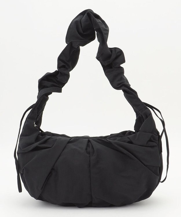 LA BAGAGERIE 【maison vert】 【軽量/多収納】ギャザーワンショルダー Large ブラック