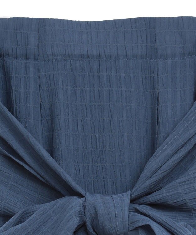 CRAFT STANDARD BOUTIQUE ツイストベルトフレアスカート Blue