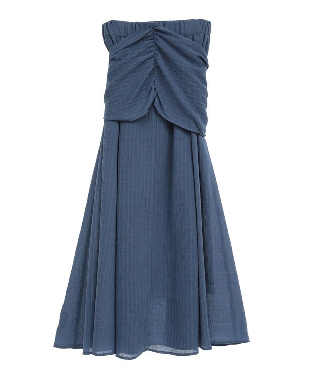 CRAFT STANDARD BOUTIQUE ツイストベルトフレアスカート Blue