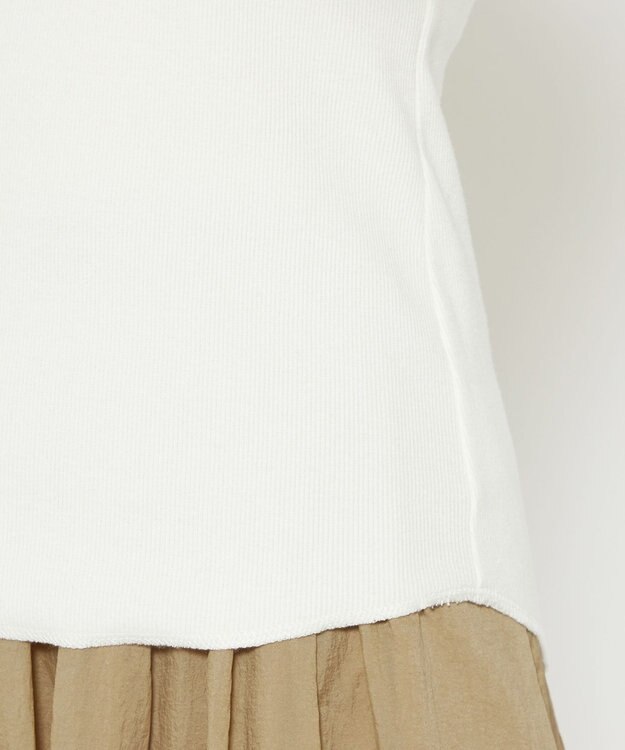 uncrave 【洗濯機洗い可】リブ カップ付き キャミソール（uncrave STANDARD） オフ