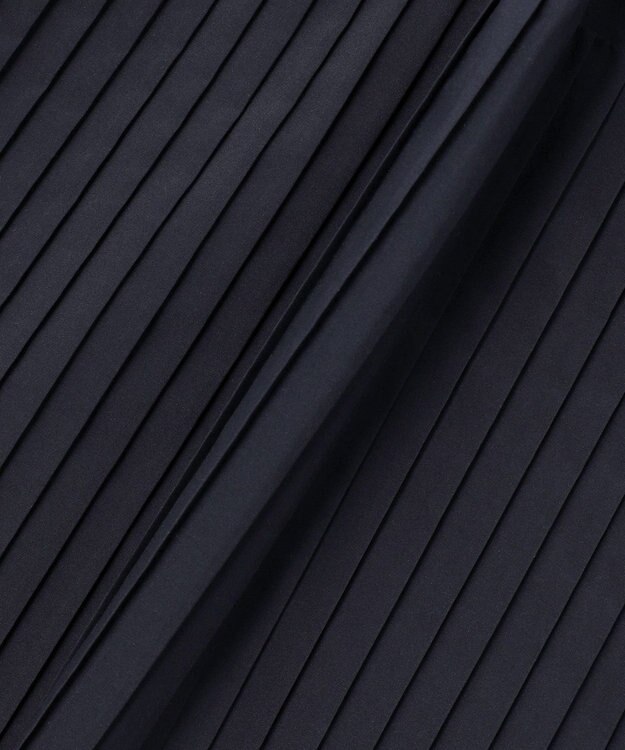 ANY SIS L プリーツ切替 スカート ネイビー