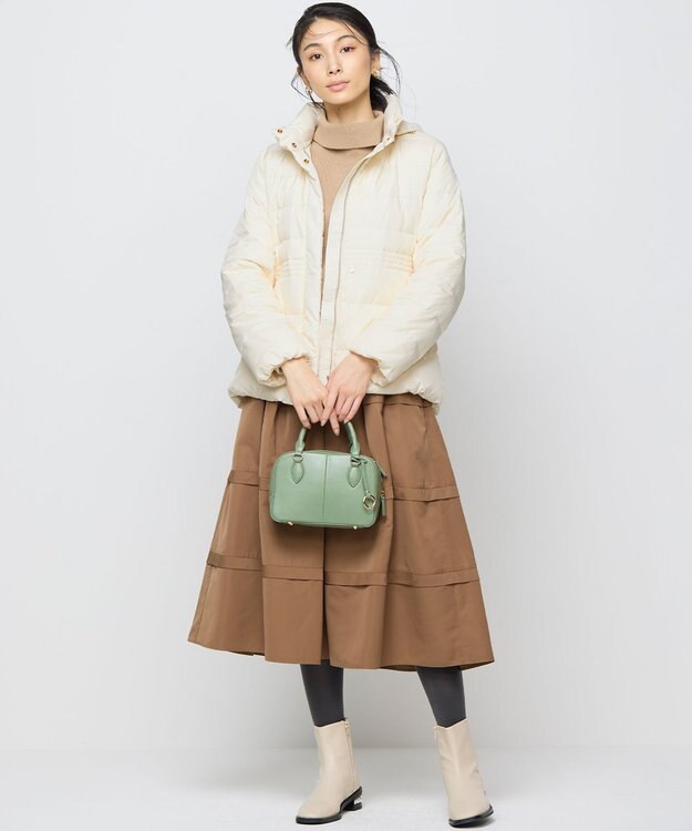 組曲 S ライトタフタショートダウンコート 【WEB限定】アイボリー系9