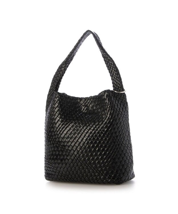 UNBILLION カシュカシュ cachecache / メタリックメッシュワンショルダー ブラック