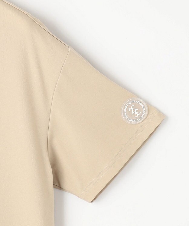 23区GOLF 【辻梨恵プロ着用】ウェストドローコードポロ ベージュ系