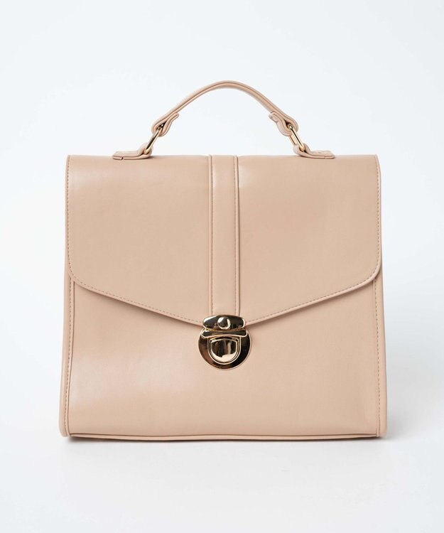 WEGO 【痛バ＆推し活グッズ】レターフラップ痛ショルダー ベージュ