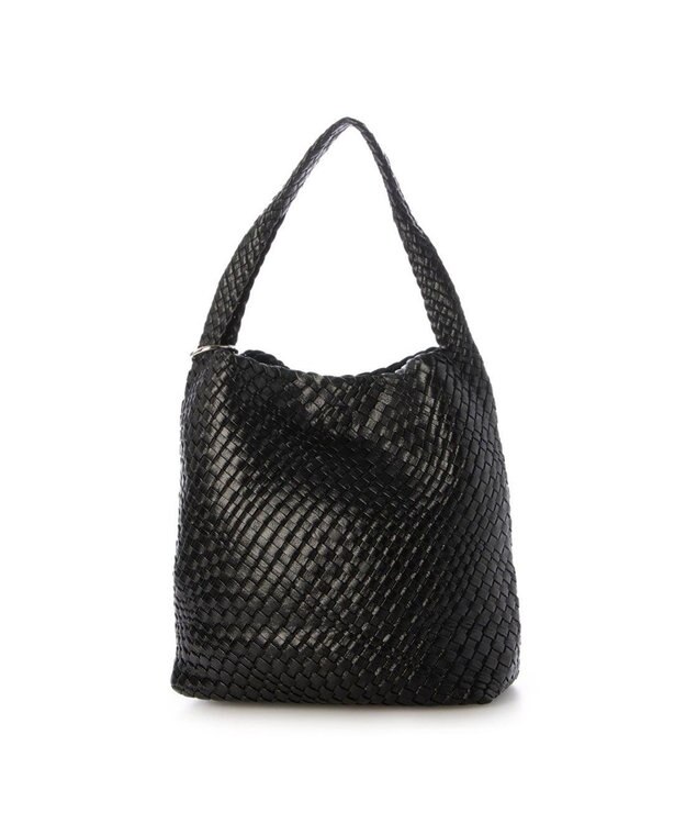 UNBILLION カシュカシュ cachecache / メタリックメッシュワンショルダー ブラック