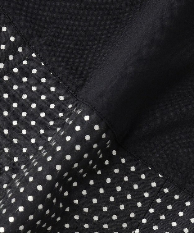 組曲 KIDS 【150-170㎝】 ドットジャガードワンピース＆ジャケットセット ネイビー