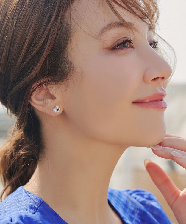 Tiaclasse 【5TYPEアソートデザイン・金属アレルギー対応】パールイヤリング・ピアス ピアス：シルバーE