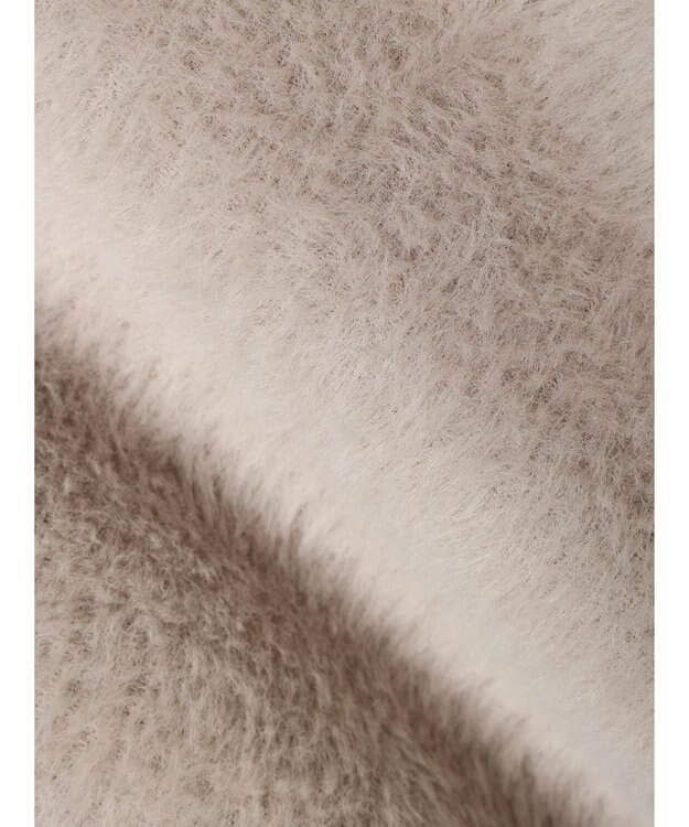 earth music&ecology ロングシャギーハイネックプルオーバー Beige