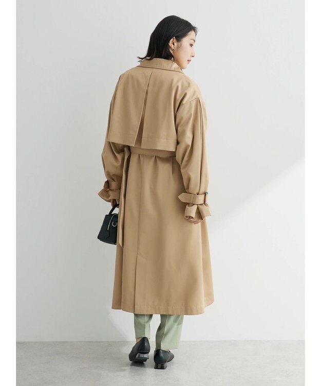 Green Parks ・Ｐｅｔｉｔ　Ｆｌｅｕｒボリュームスリーブトレンチコート Beige
