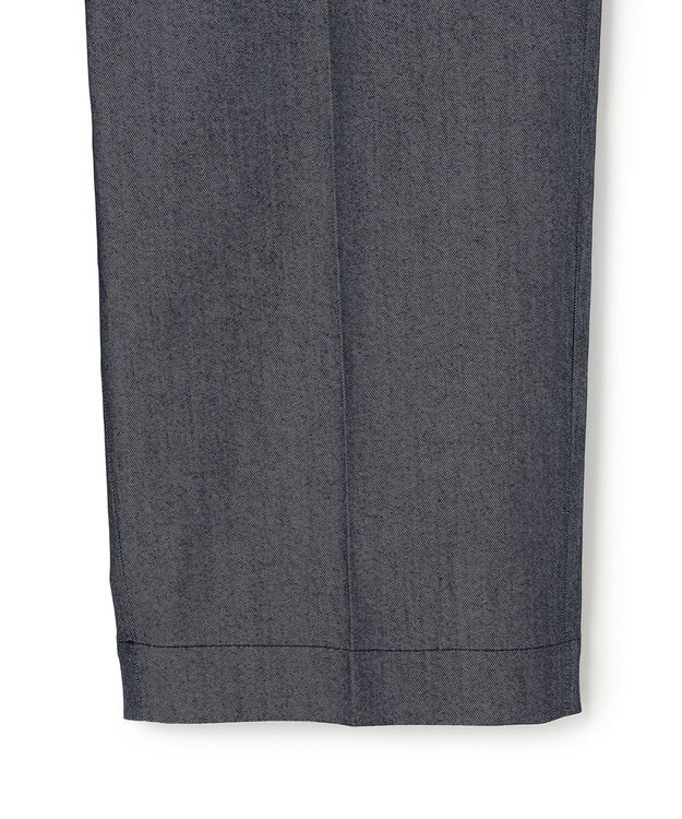 UNFILO MENS 【ストレッチ】イージーケアクリアデニム 機能美パンツ ワイド インディゴ