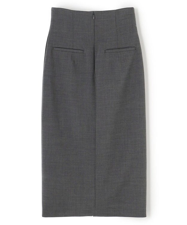 BEIGE， 【Precious 2月号掲載】LAC / 2WAYストレッチIラインスカート C.Gray