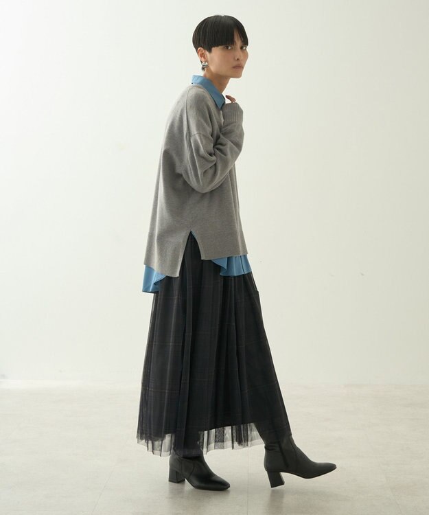 AMERICAN HOLIC チュールギャザースカート Check