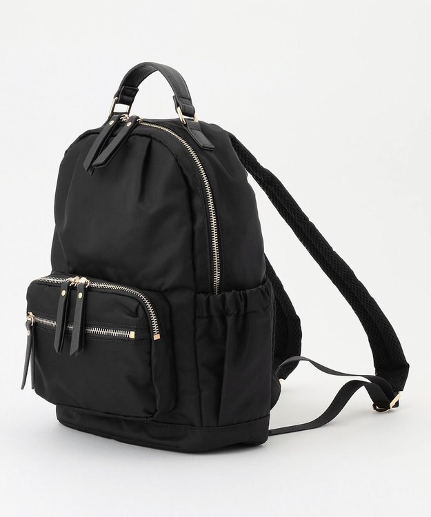 LA BAGAGERIE 【MONICA】13ポケットナイロンリュック　SMALL ブラック
