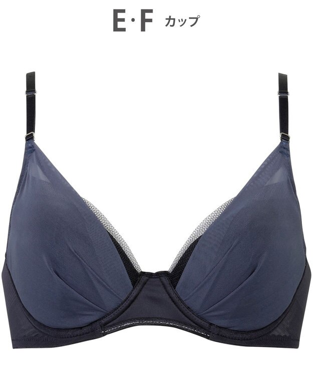 Wing 【マッチミーブラ】 ブラがわたしに合わせてくれる 【グッドデザイン賞受賞】 バストの左右差や個々のバストの状態に対応  KB2011 ウイング／ワコール ブルー