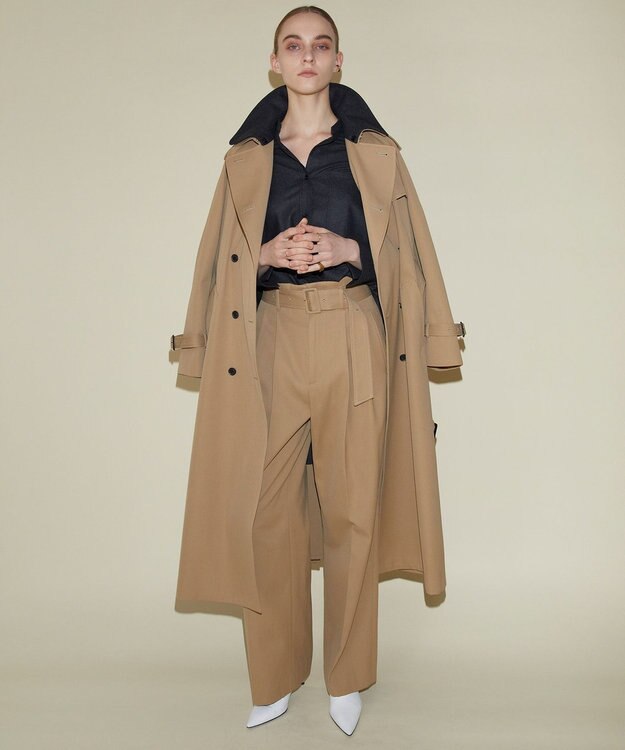 BEIGE， 【10th Anniversary】GABARDINE / ワイドパンツ Camel