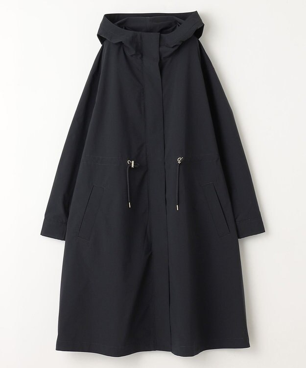 ANY 【手洗い可】ライトフーデットコート ネイビー