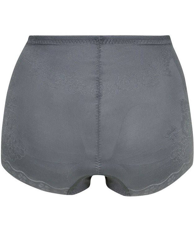 Wing ガードル 【キュッとアップパンツ】 ヒップをまるくメリハリあるラインに ラクにおなか押さえ ショート丈 KQ0545 ウイング／ワコール グレー