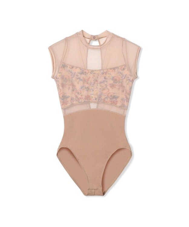 Chacott ハイネックレオタード キャメル