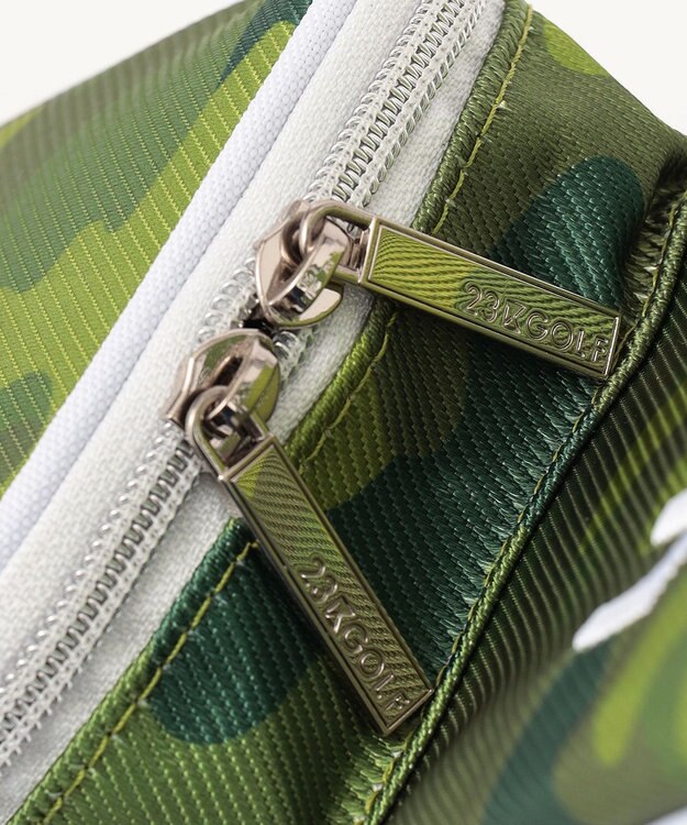 23区GOLF 【UNISEX】カモフラ柄 セルフスタンド カーキ系5