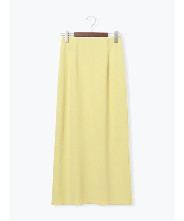 Te chichi ストレッチジョーゼットナロースカート《2026 spring catalog item》 イエロー