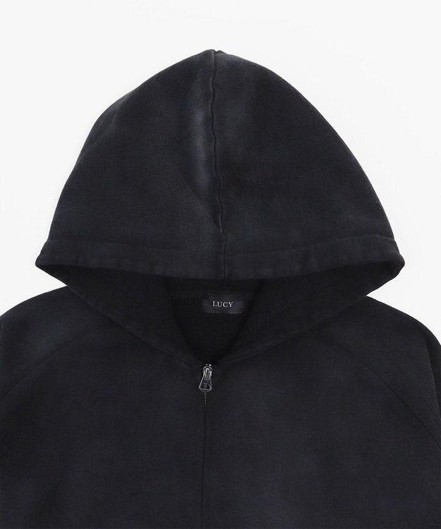 WEGO ショートZIPパーカー ブラックその他