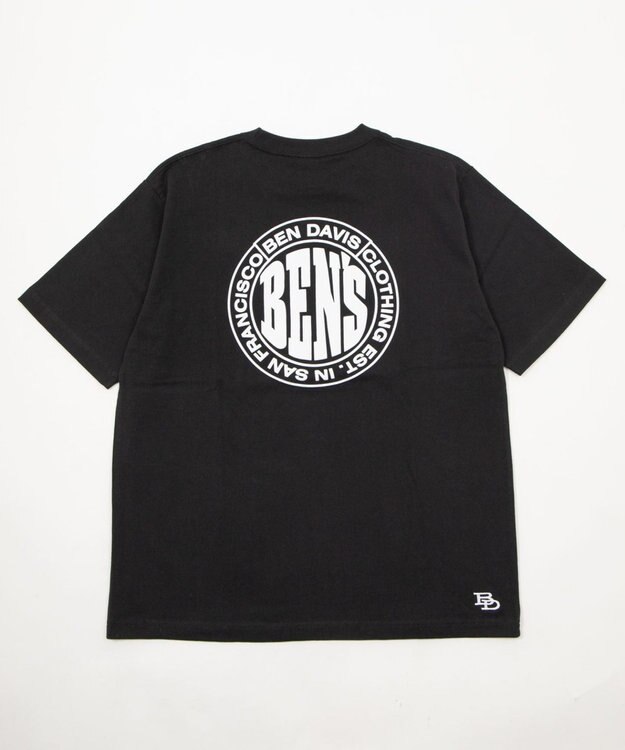 WEGO 【ユニセックス着用ITEM/MLサイズ展開】BENDAVISサークルロゴT（SS） ブラック