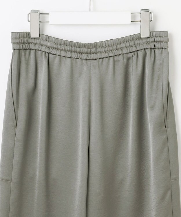 自由区 【カタログ掲載】ドレーピーサテンベイカー パンツ モカ