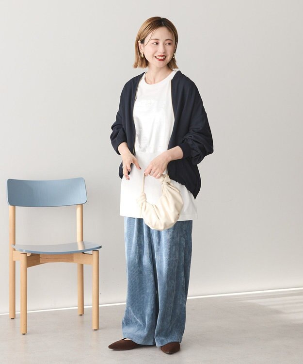 AMERICAN HOLIC SILVER BOX ロングTシャツ/チュニック Off White