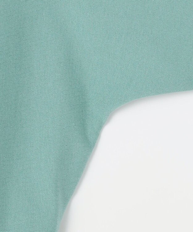 組曲 S 【加藤ローサさん着用 / 前後着用可】スムースストレッチロールネック ニット スモーキーグリーン系