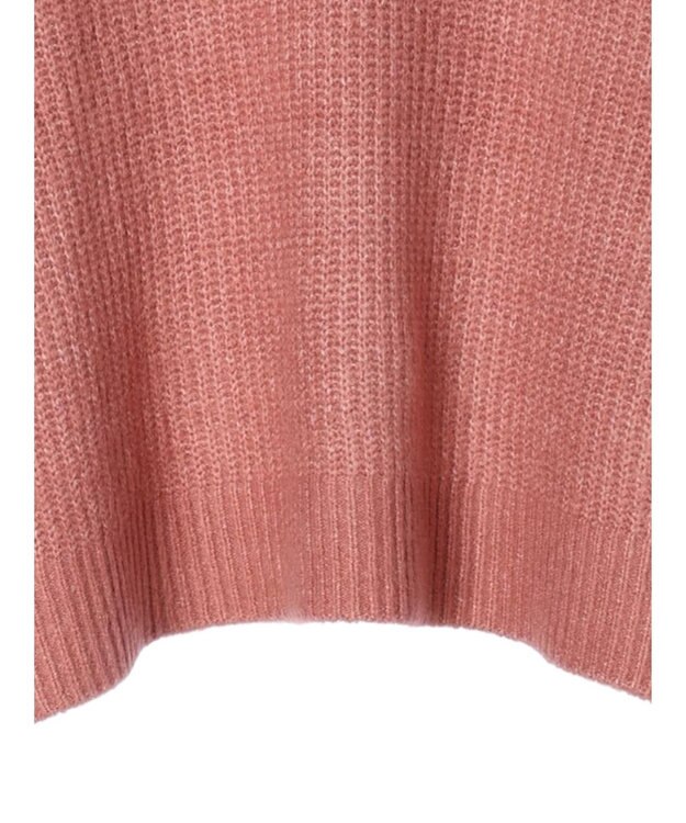 earth music&ecology ＦＬＵＦＦＹハイネックプルオーバー Pink