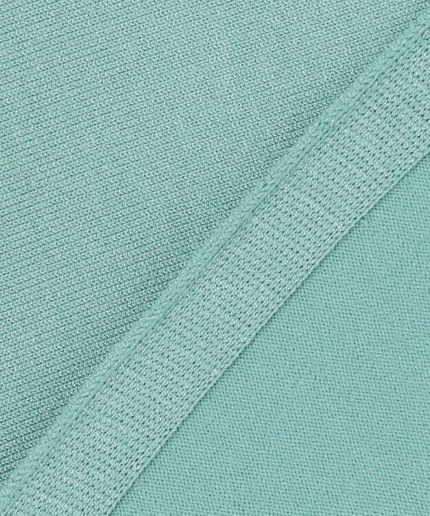 組曲 S 【加藤ローサさん着用 / 前後着用可】スムースストレッチロールネック ニット スモーキーグリーン系