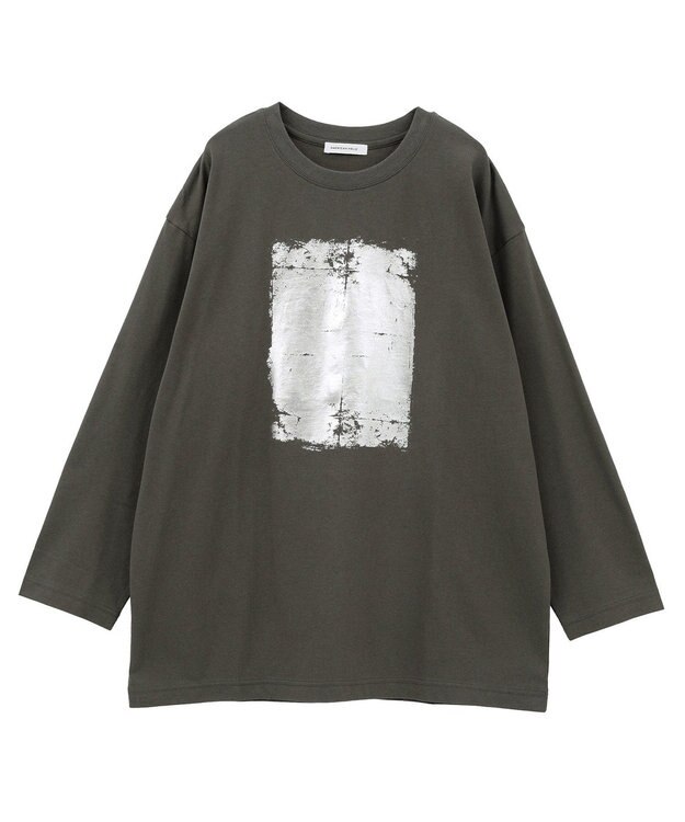 AMERICAN HOLIC SILVER BOX ロングTシャツ/チュニック Charcoal Gray