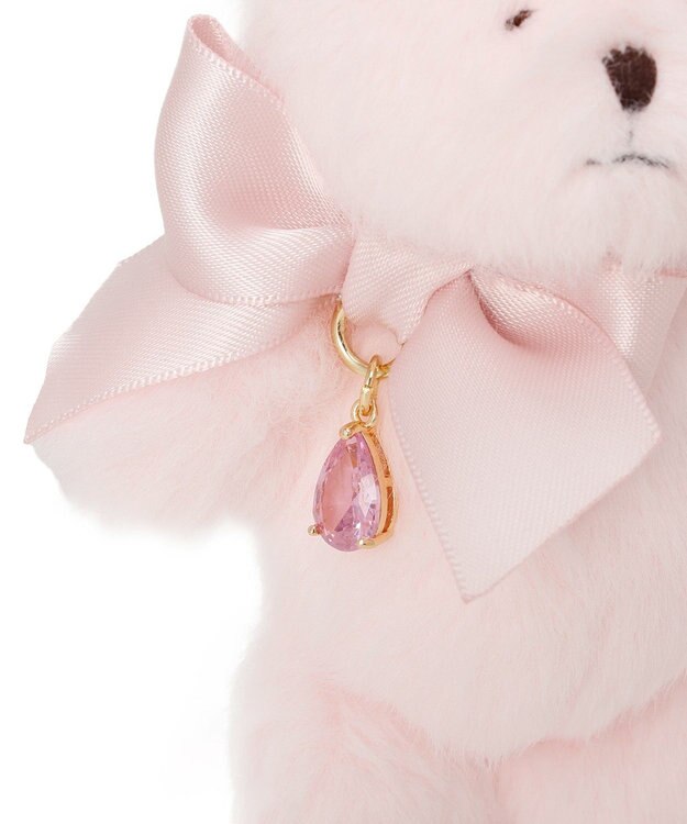 Maison de FLEUR ビジューリボンラビットチャーム Pink