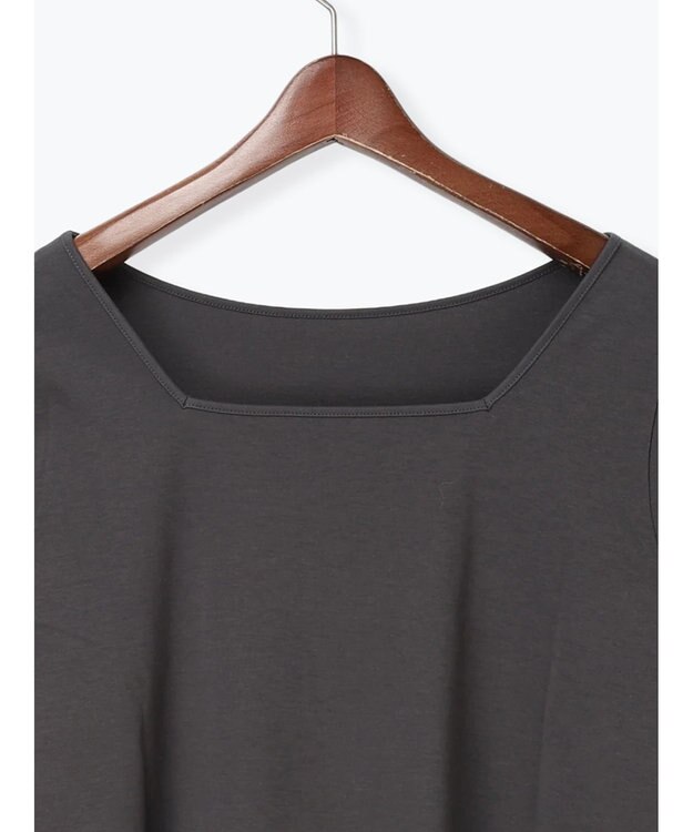 Te chichi 前後2WAYネックデザインロンT《2026 spring catalog item》 グレー