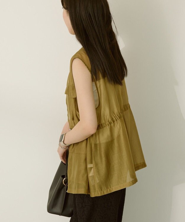 AMERICAN HOLIC シアードロストＷポケットベスト Olive