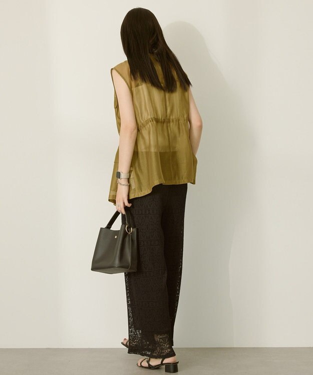 AMERICAN HOLIC シアードロストＷポケットベスト Olive