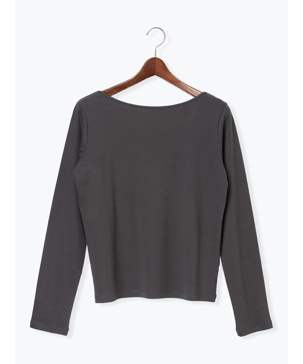 Te chichi 前後2WAYネックデザインロンT《2026 spring catalog item》 グレー