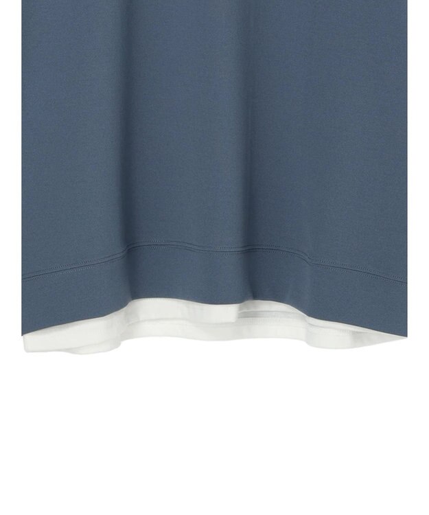 CRAFT STANDARD BOUTIQUE 梨地カットベスト＋Ｌ／Ｓ　ＴＥＥーＳＥＴ Blue