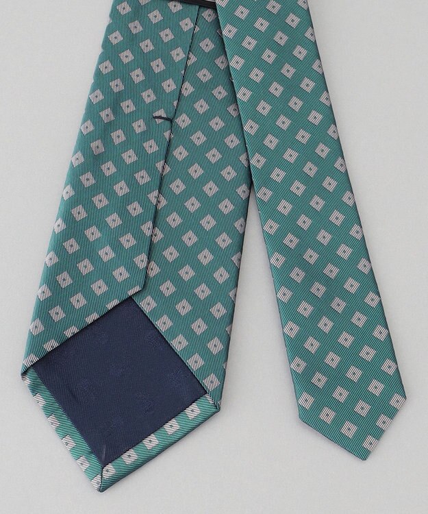 GOTAIRIKU GOTAIRIKU別注【日本製】シルク ネクタイ_小紋柄 ターコイズブルー系8