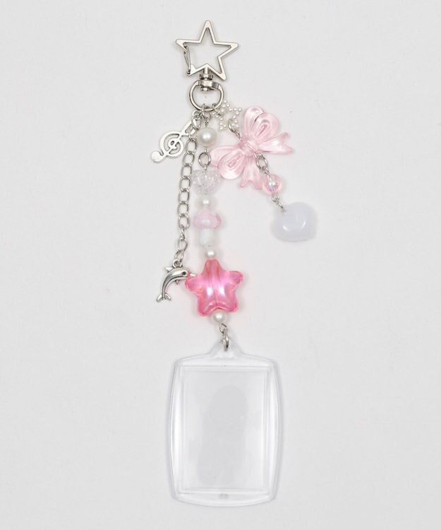 WEGO 【痛バ＆推し活】ビーズIDフォトケースキーホルダー 柄1