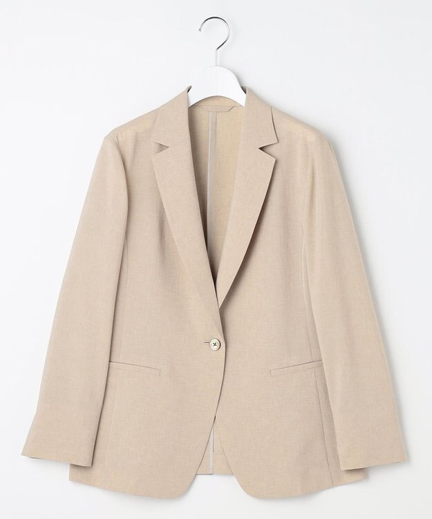 J.PRESS LADIES BREEZE COOL トロ テーラード ジャケット ベージュ系