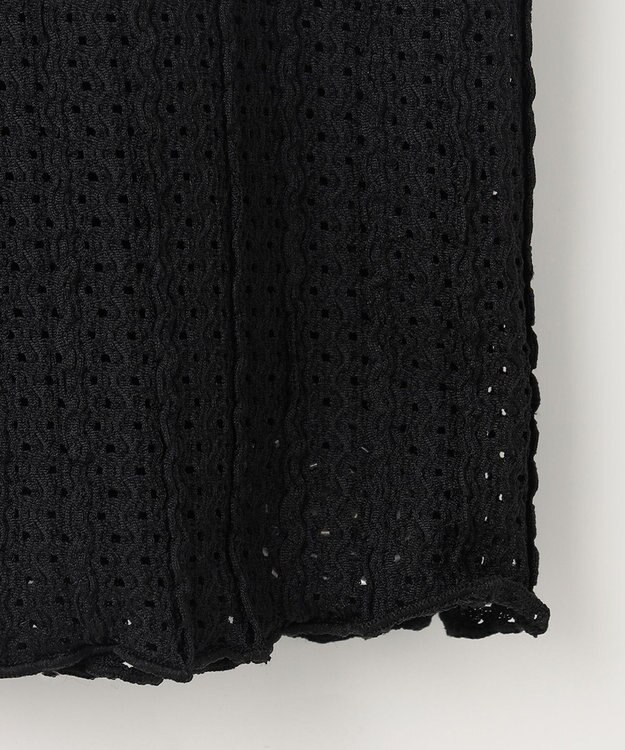 Feroux シアーパターンステッチ カットソー ブラック系