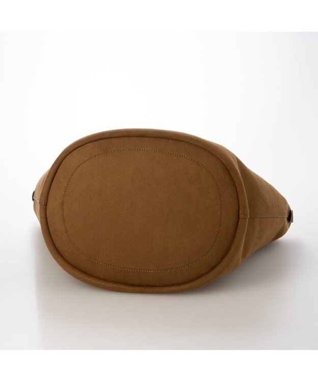 UNBILLION カシュカシュ cache cache / スエード調口元パイピングトート キャメル