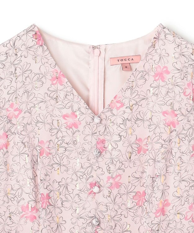 TOCCA 【百田夏菜子さん着用】【00サイズあり・消臭】BLOOMING CLOVER ドレス ピンク系5