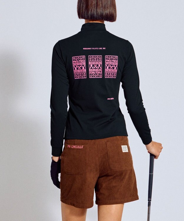 PW CIRCULUS 【手洗い洗濯可 / NEWシーズン素材 / ストレッチ】【WOMEN】コーデュロイショーツ ゴルフウェア レディース ダークブラウン系